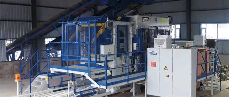 Geruza anitzeko hormigoizko adreiluen ekoizteko proiektu guztiz automatizatua jarri da martxan Afrikan.