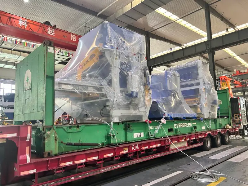 Quangong Machinery-ren 1500 eskala handiko adreilua egiteko lerroa atzerrira bidaltzen da berriro ere